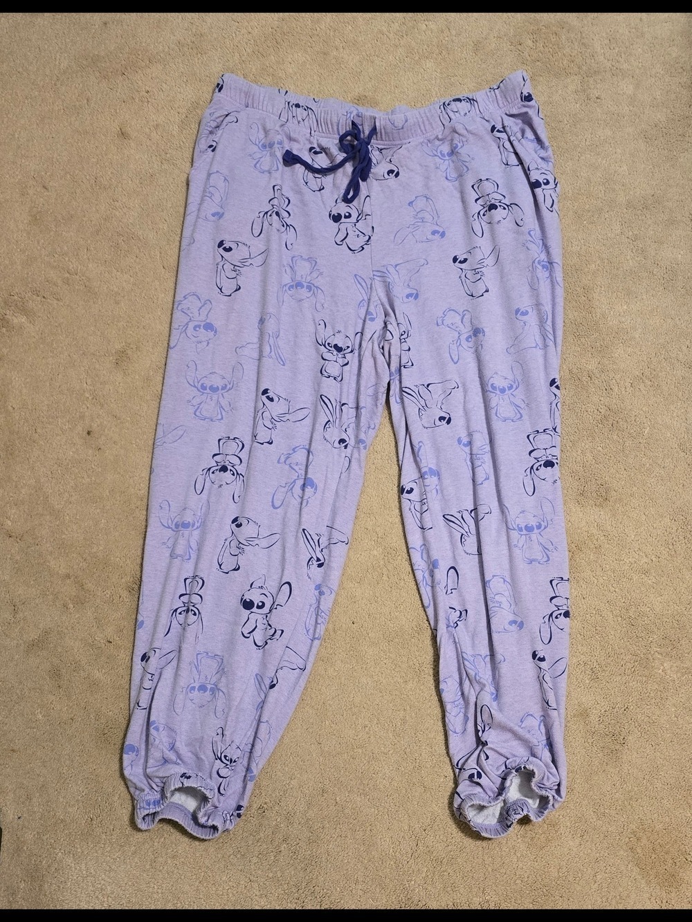 Disney Light Purple Stitch Pajama Set - Picture 5 of 7